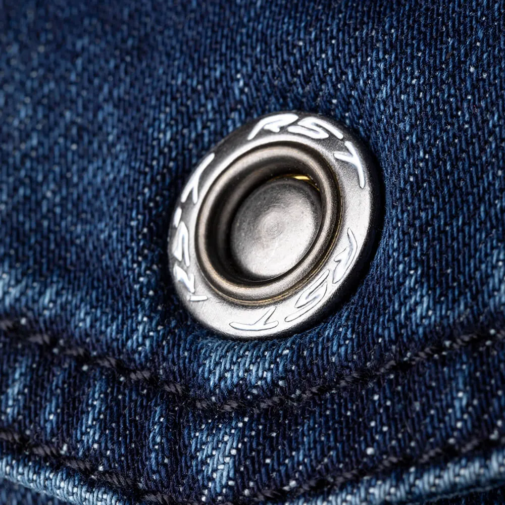 RST Sherpa Denim CE Textile Shirt Blue