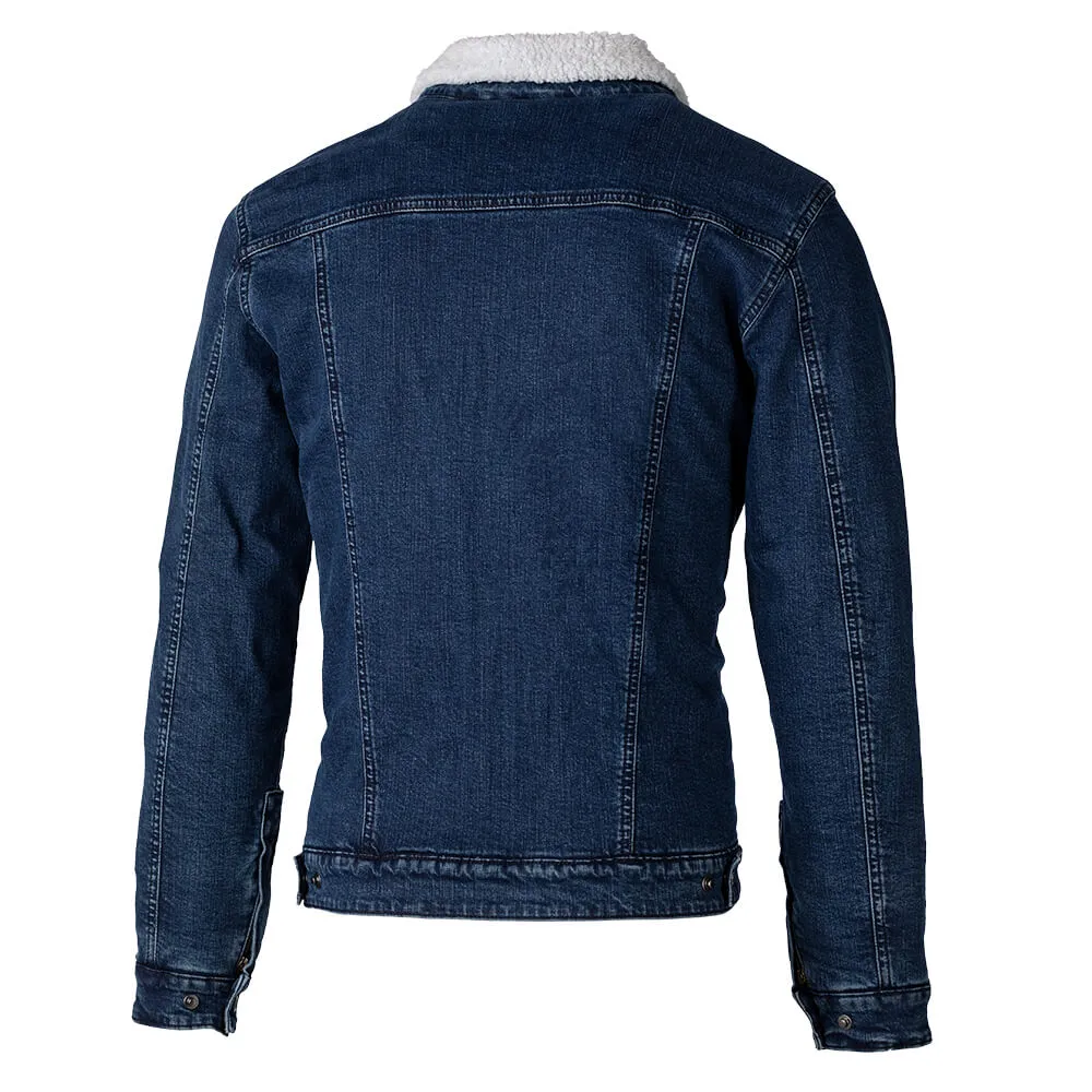 RST Sherpa Denim CE Textile Shirt Blue