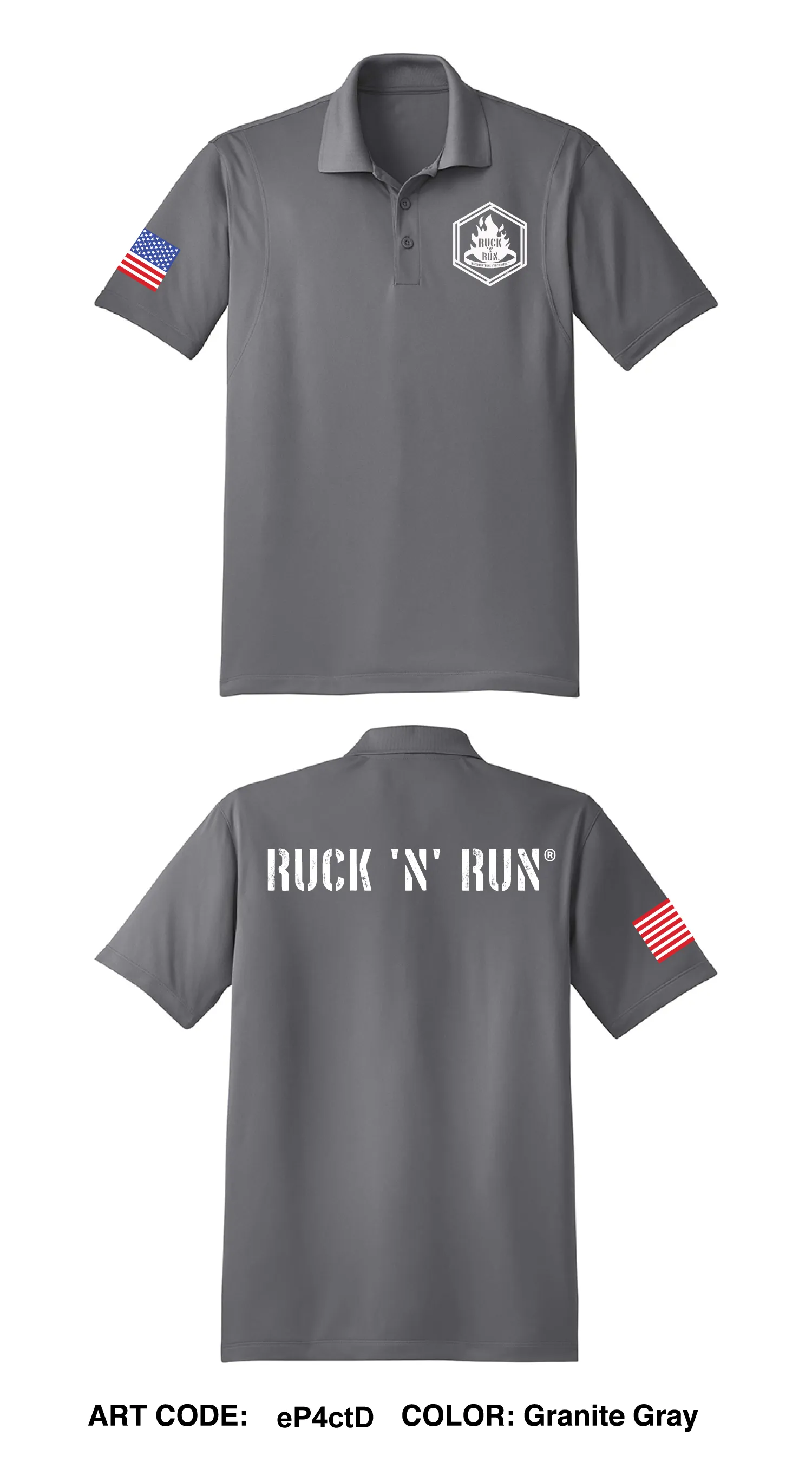 Ruck 'N' Run® Store 1 Core Men's SS Performance Polo - eP4ctD