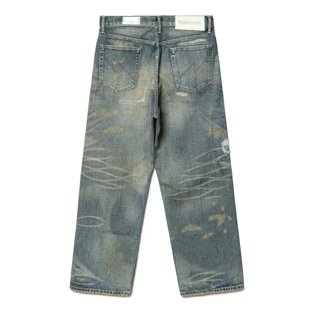 Savage Denim DP Wide Pants | Indigo