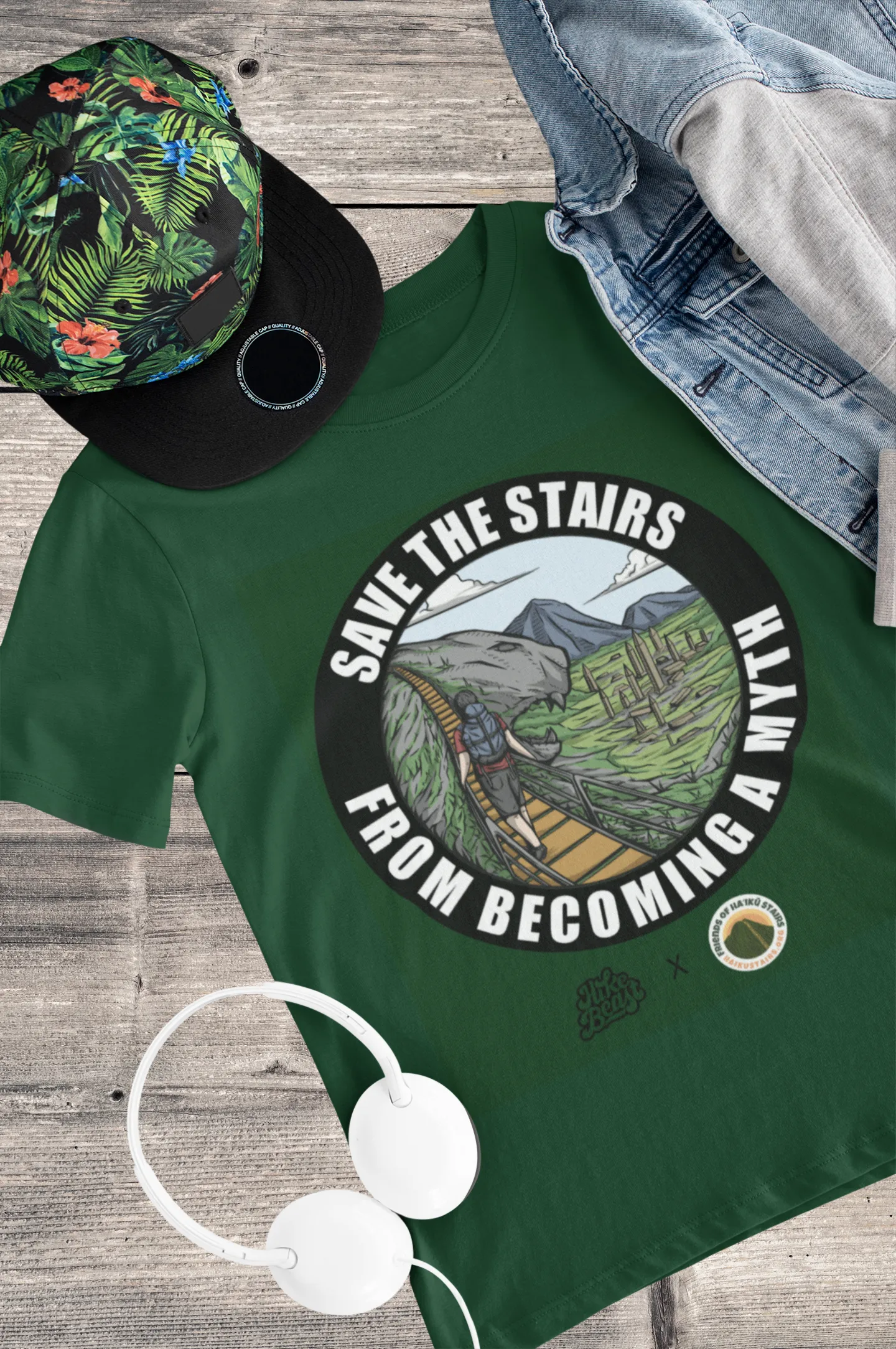 SAVE THE STAIRS COLLAB TEE