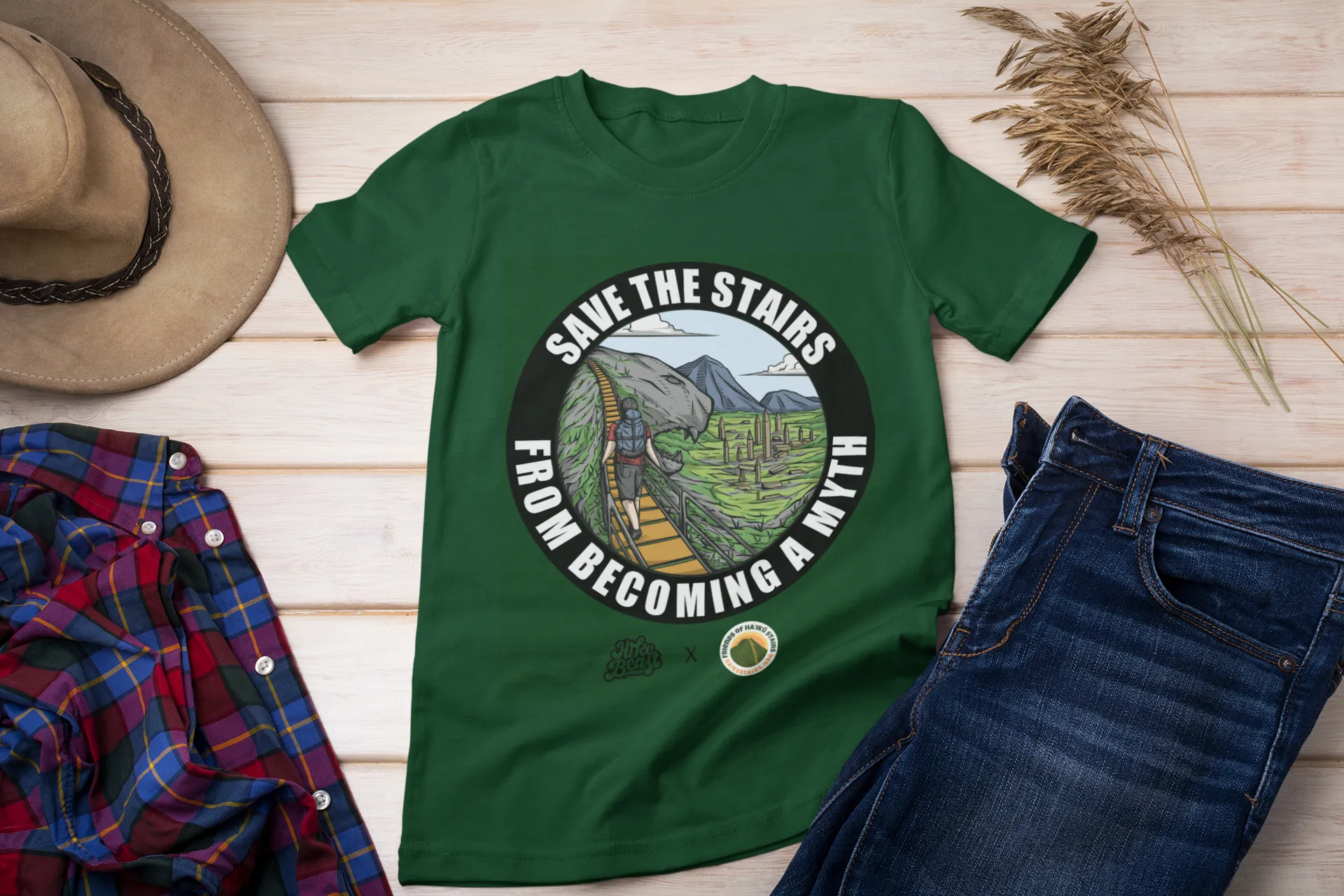 SAVE THE STAIRS COLLAB TEE