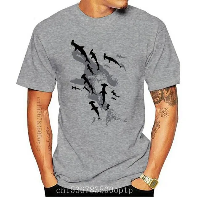 Scuba diving T-Shirt for Men | Hammerhead Shark - various colours