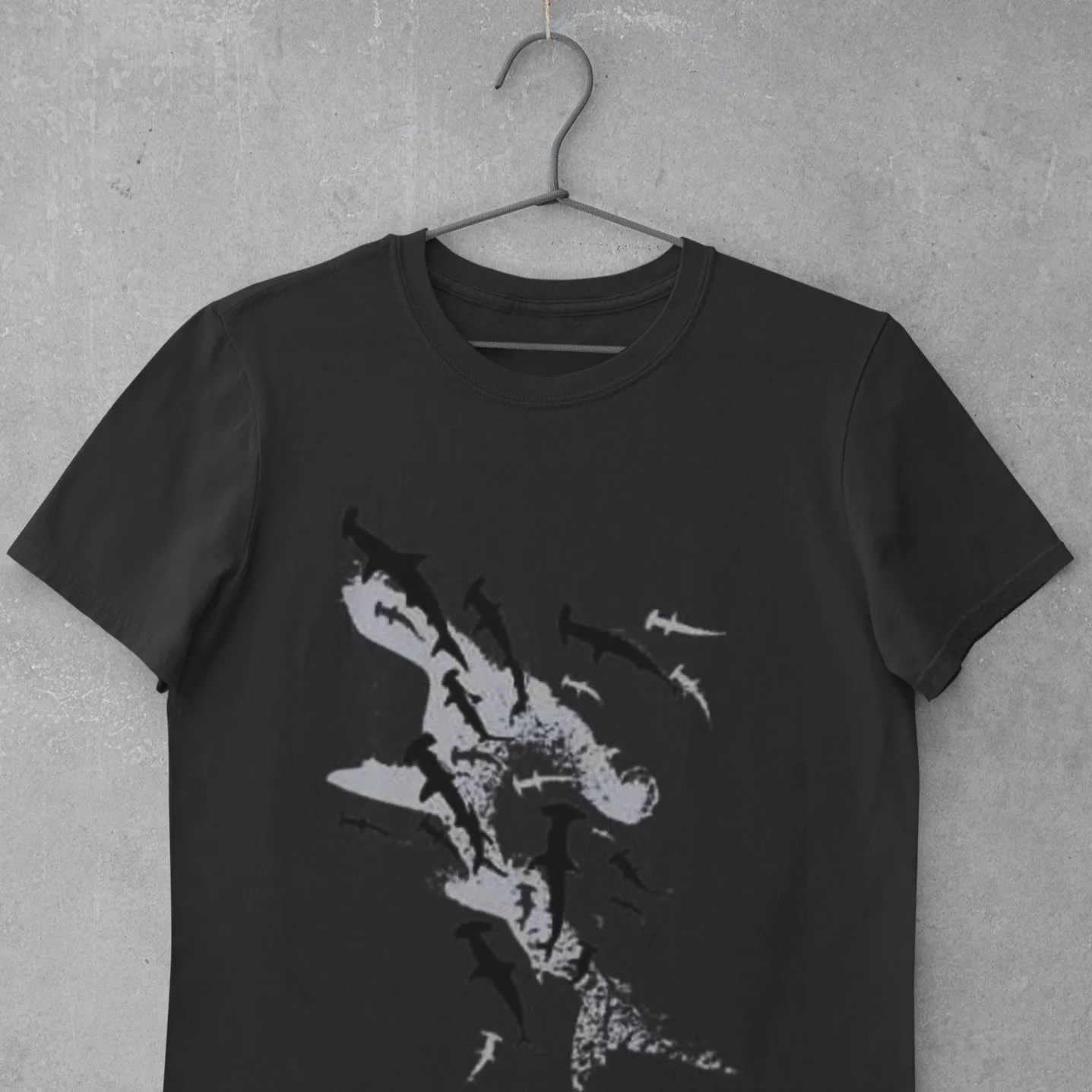 Scuba diving T-Shirt for Men | Hammerhead Shark - various colours