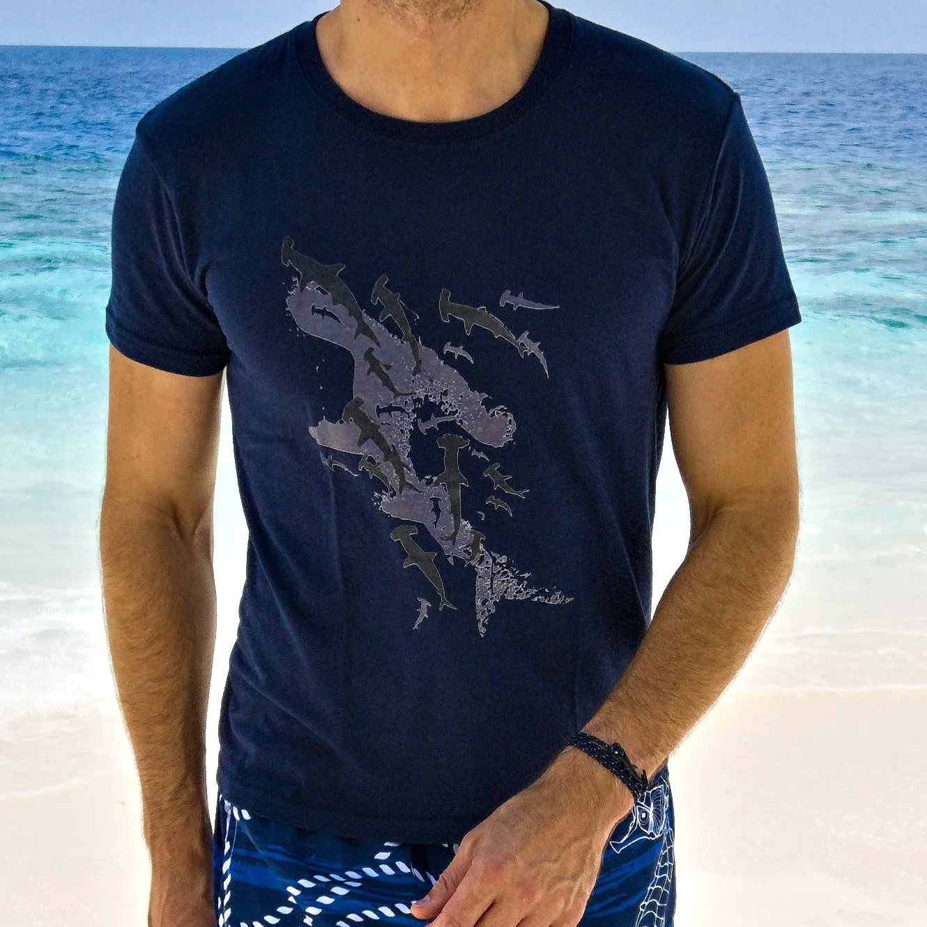 Scuba diving T-Shirt for Men | Hammerhead Shark - various colours