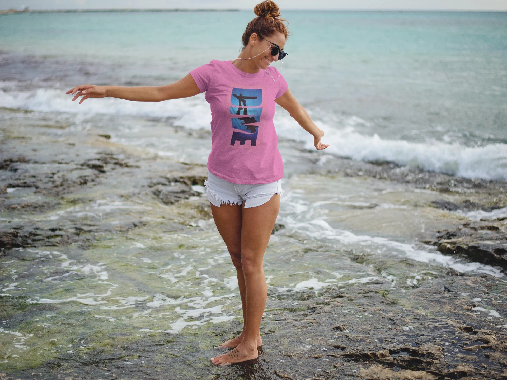 Scuba diving T-Shirt for Women | DIVE - Slim Fit