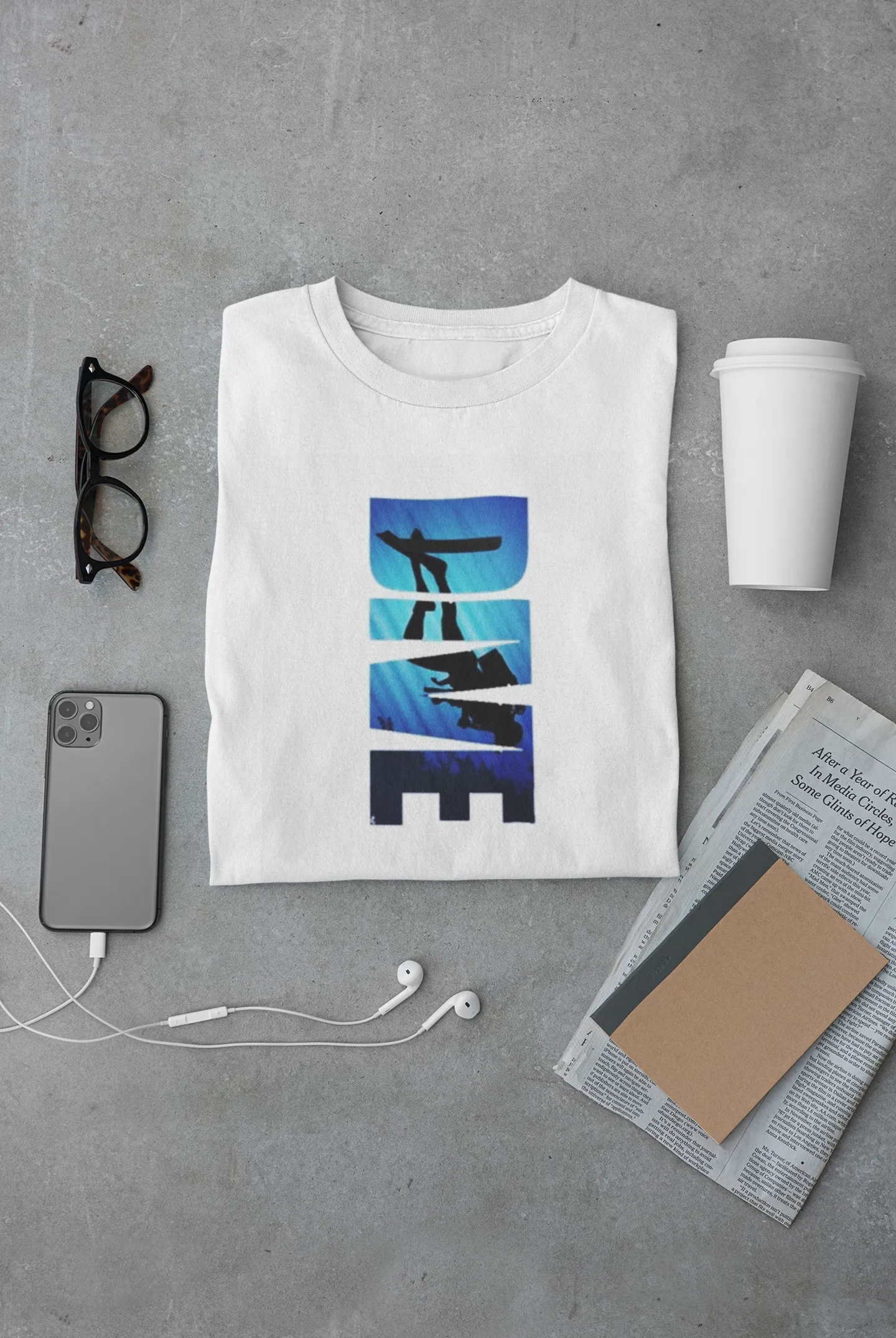 Scuba diving T-Shirt for Women | DIVE - Slim Fit