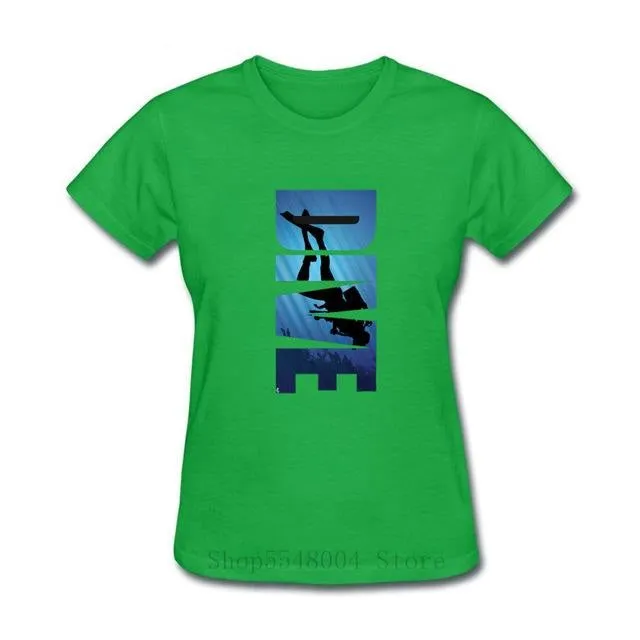 Scuba diving T-Shirt for Women | DIVE - Slim Fit