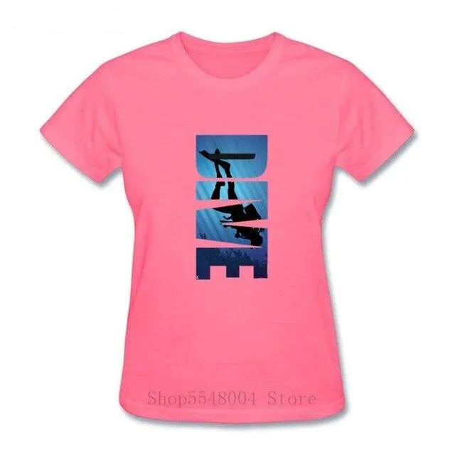 Scuba diving T-Shirt for Women | DIVE - Slim Fit