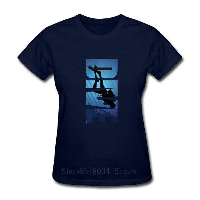 Scuba diving T-Shirt for Women | DIVE - Slim Fit