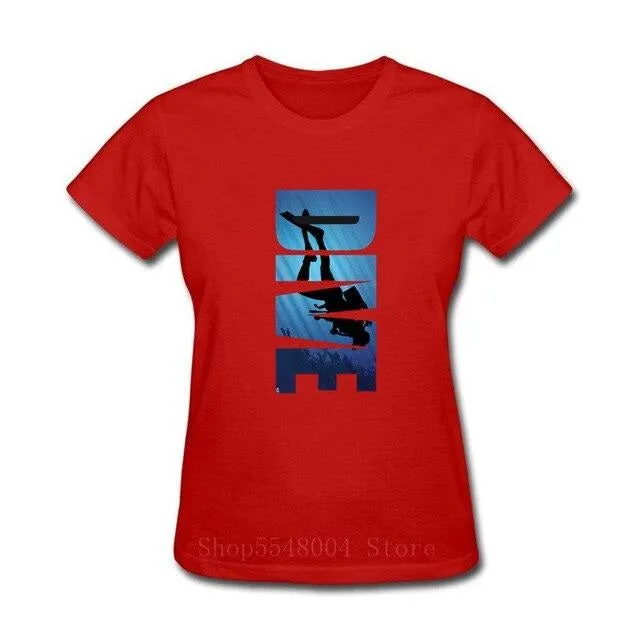 Scuba diving T-Shirt for Women | DIVE - Slim Fit