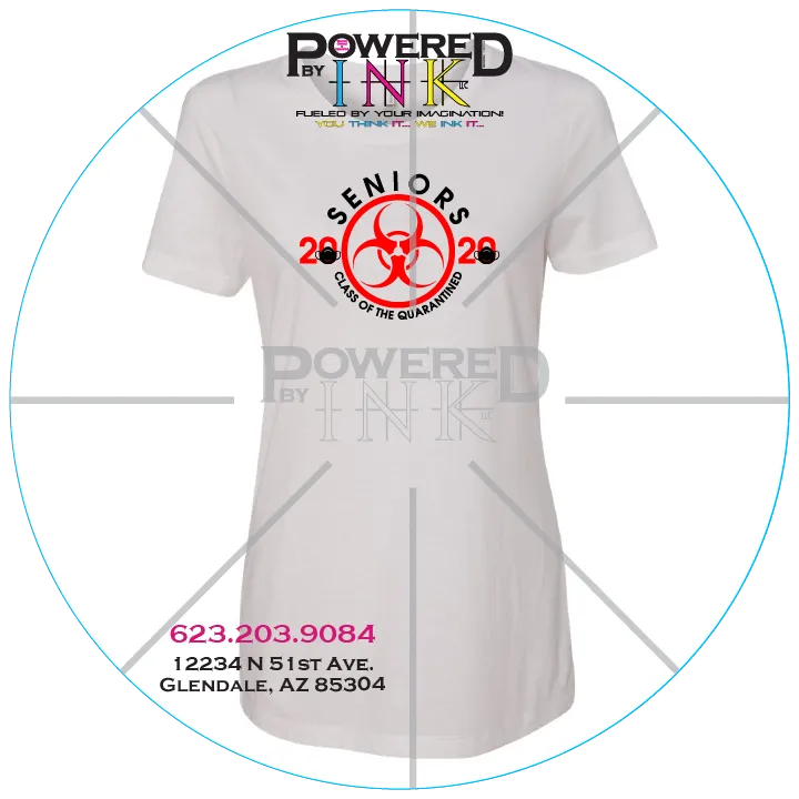 Seniors 2020 Bio-hazard Quarantined Tee