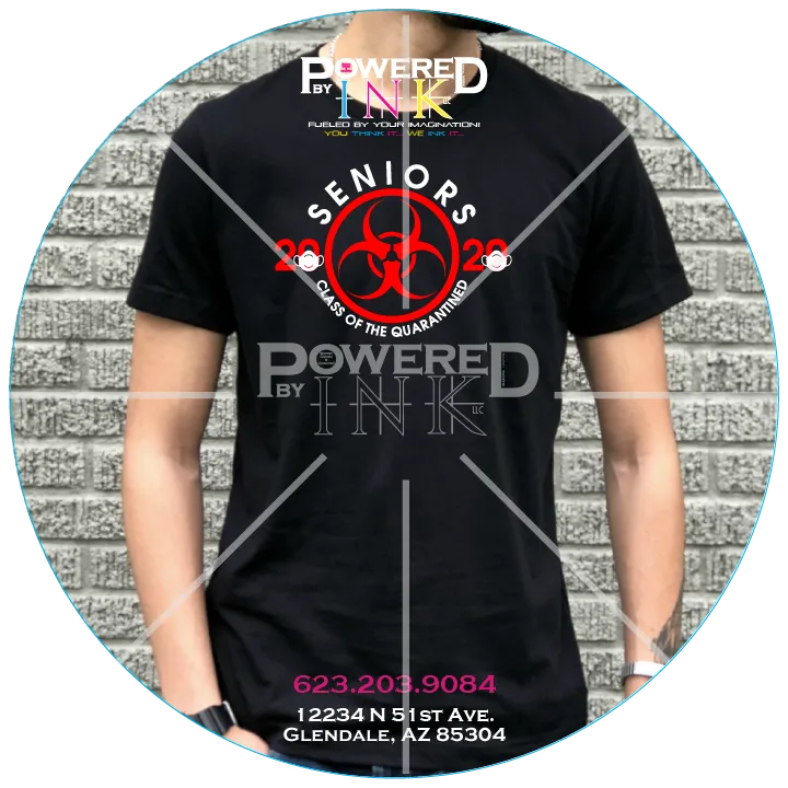 Seniors 2020 Bio-hazard Quarantined Tee