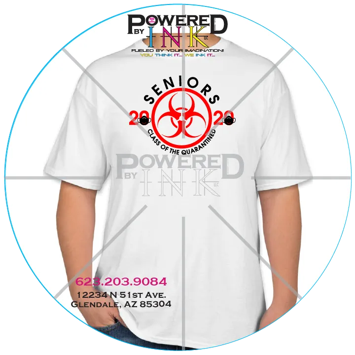 Seniors 2020 Bio-hazard Quarantined Tee