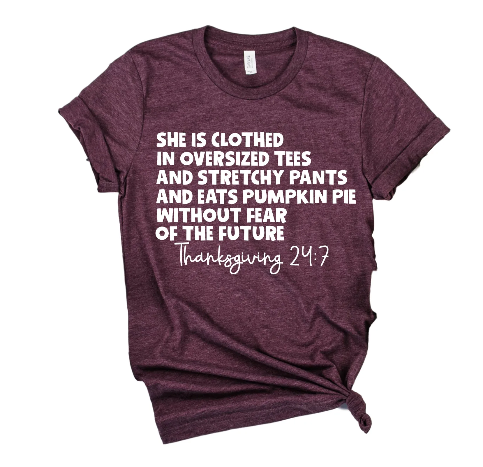 She Is Clothed Shirt | Thanksgiving Shirt | Unisex Shirt