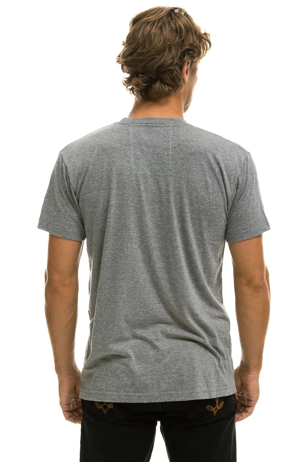 SIGNATURE TEE - HEATHER GREY
