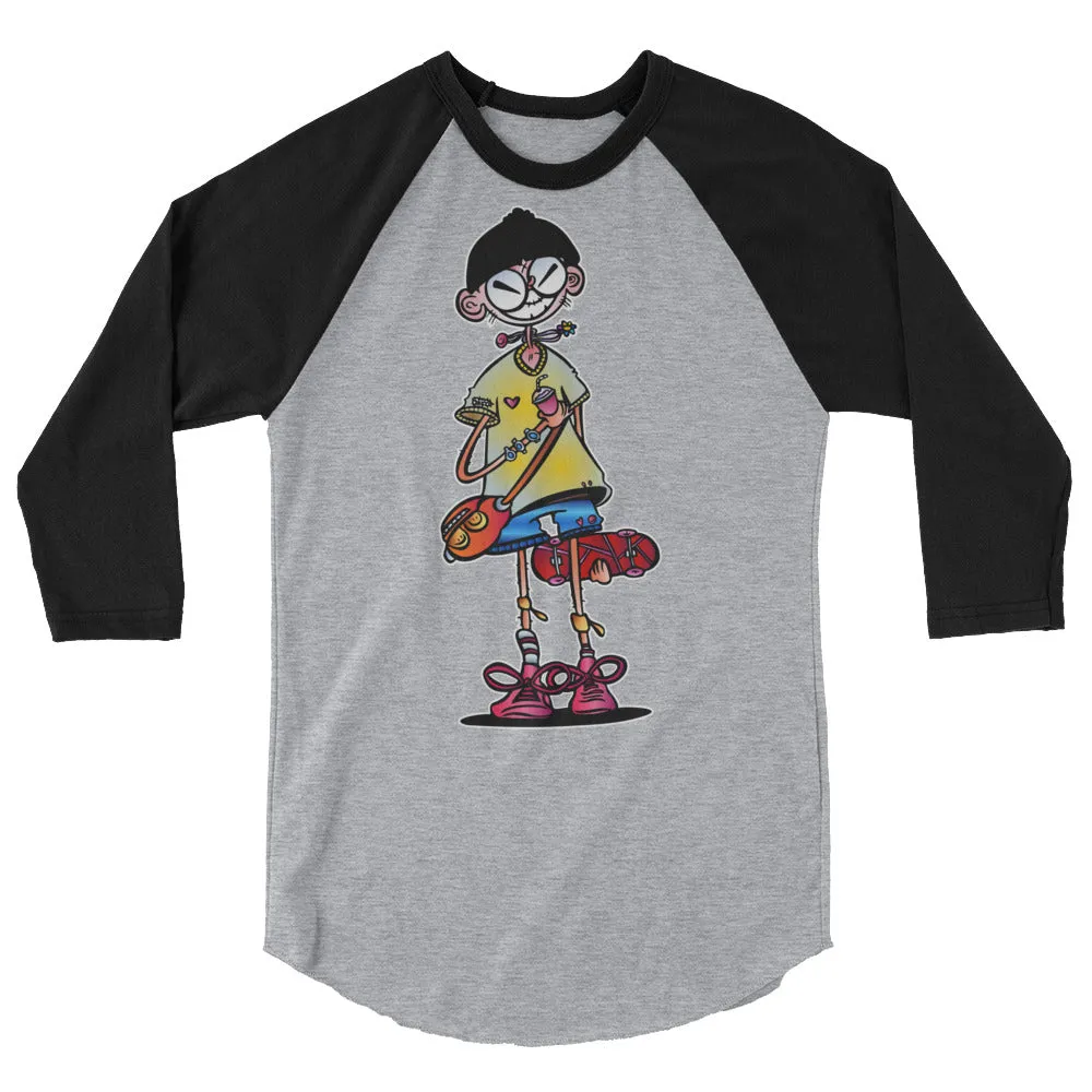 Skater - 3/4 sleeve raglan shirt