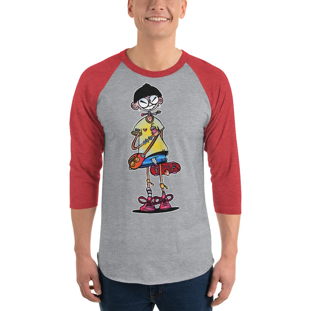 Skater - 3/4 sleeve raglan shirt