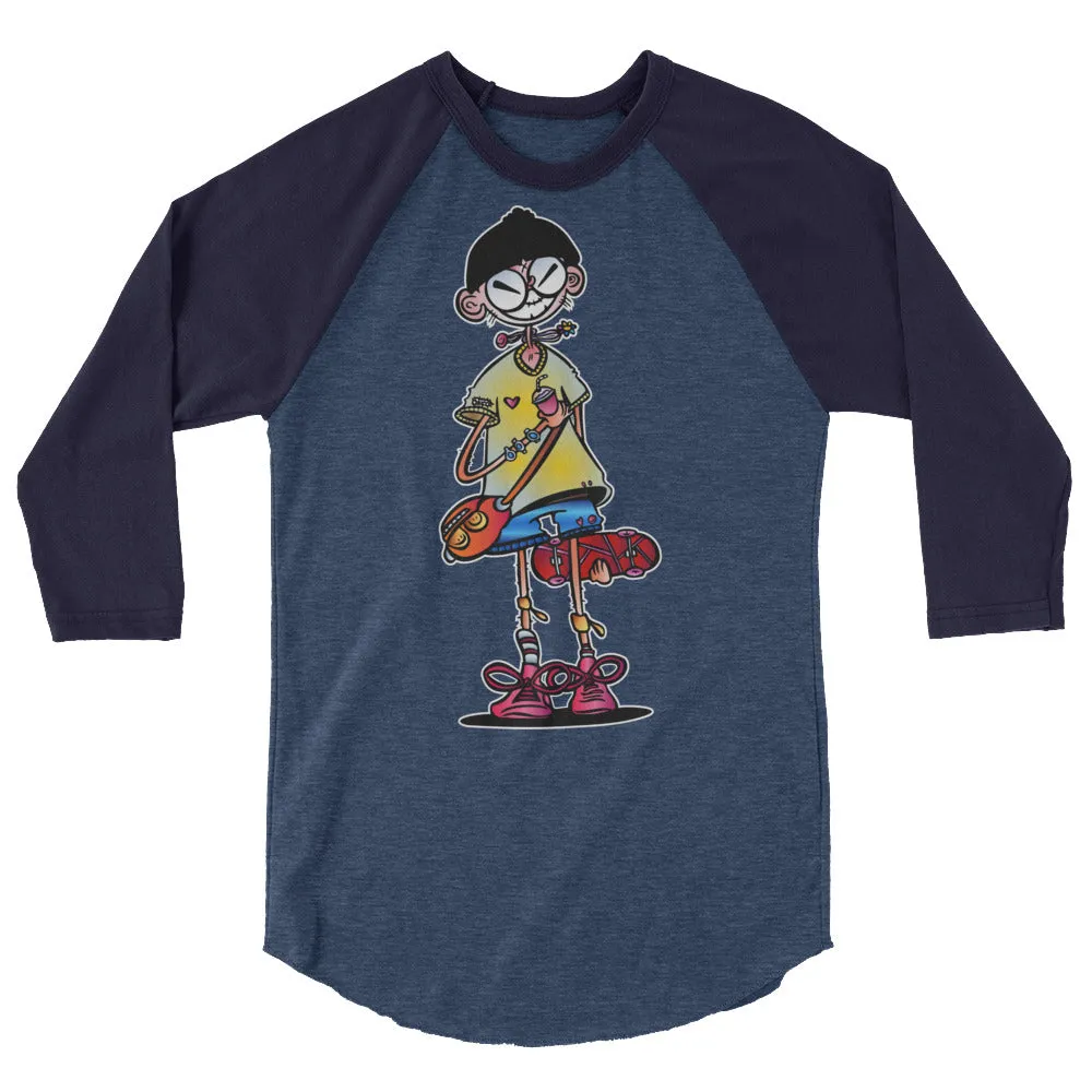 Skater - 3/4 sleeve raglan shirt