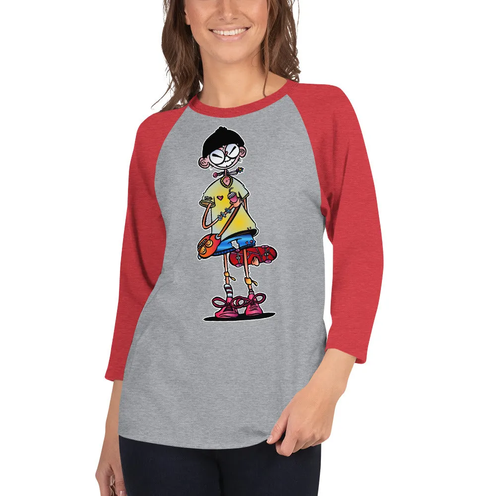 Skater - 3/4 sleeve raglan shirt