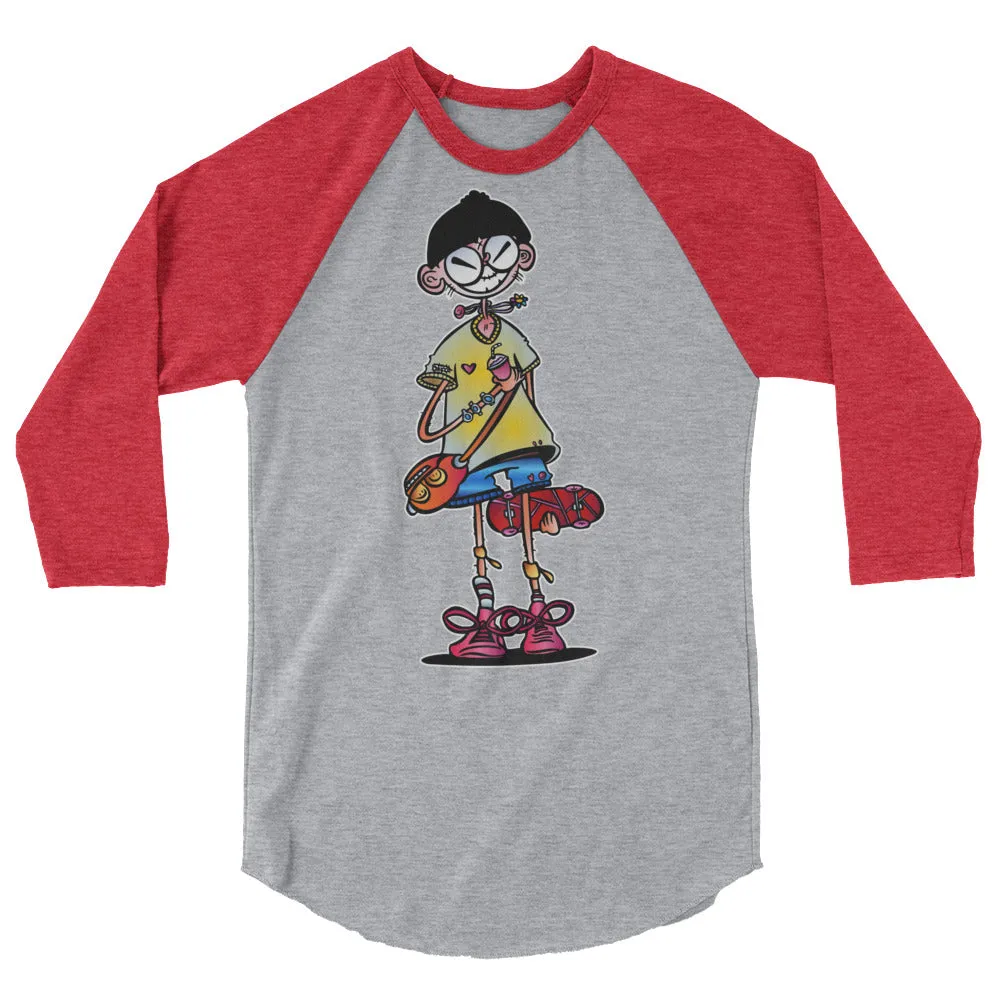 Skater - 3/4 sleeve raglan shirt