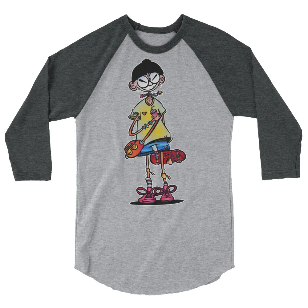Skater - 3/4 sleeve raglan shirt