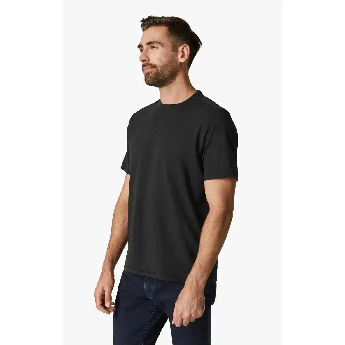 SLUB CREW NECK T-SHIRT