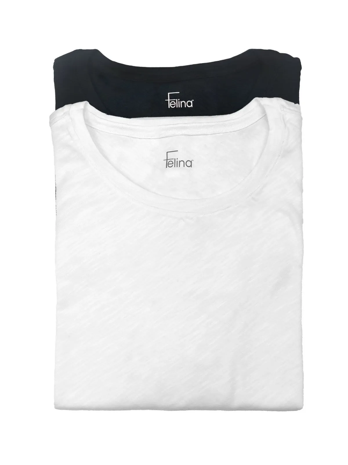Slub Jersey Crew Neck T-Shirt 2-Pack