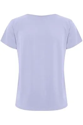 SOAKED in luxury Columbine loose fit V Neck T-Shirt in Lavender