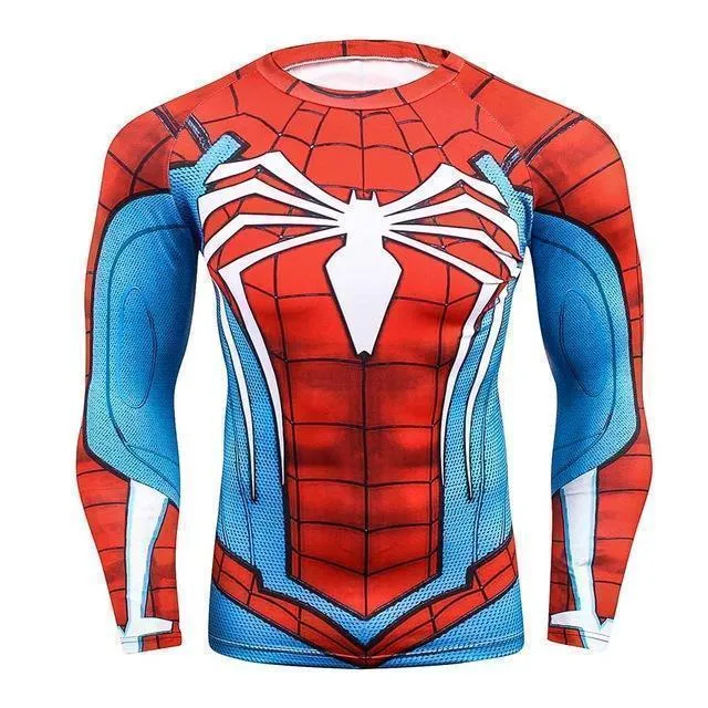 Spider man bodybuilding pullover