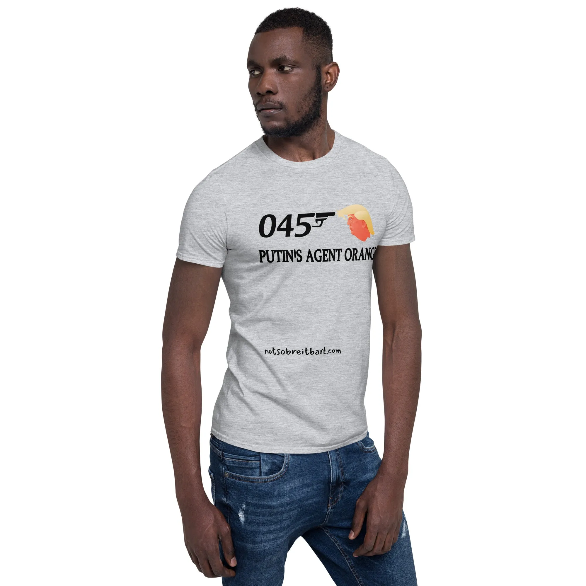 Spy?  Useful Idiot?  Trump is Putin's Agent Orange  Short-Sleeve Unisex T-Shirt