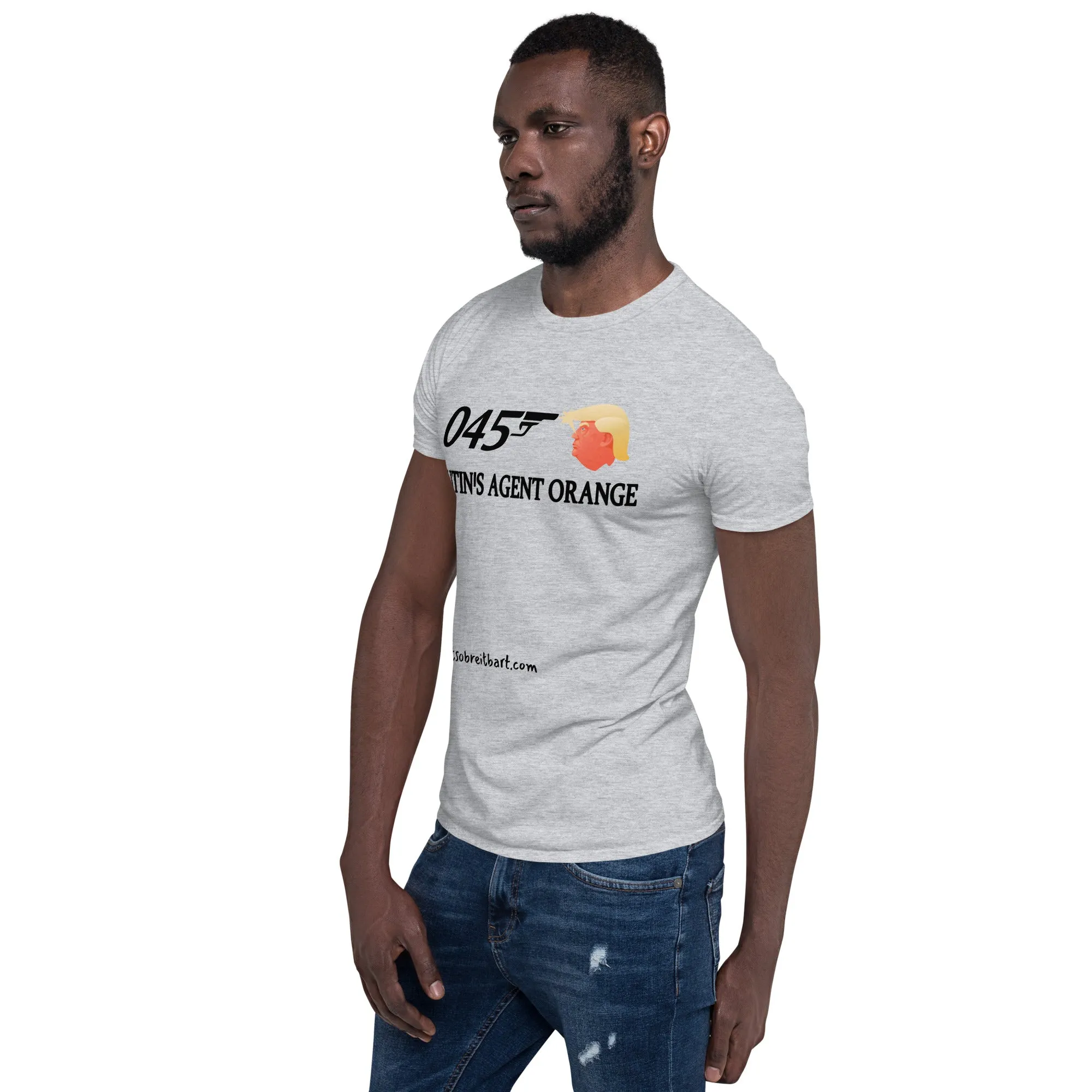 Spy?  Useful Idiot?  Trump is Putin's Agent Orange  Short-Sleeve Unisex T-Shirt