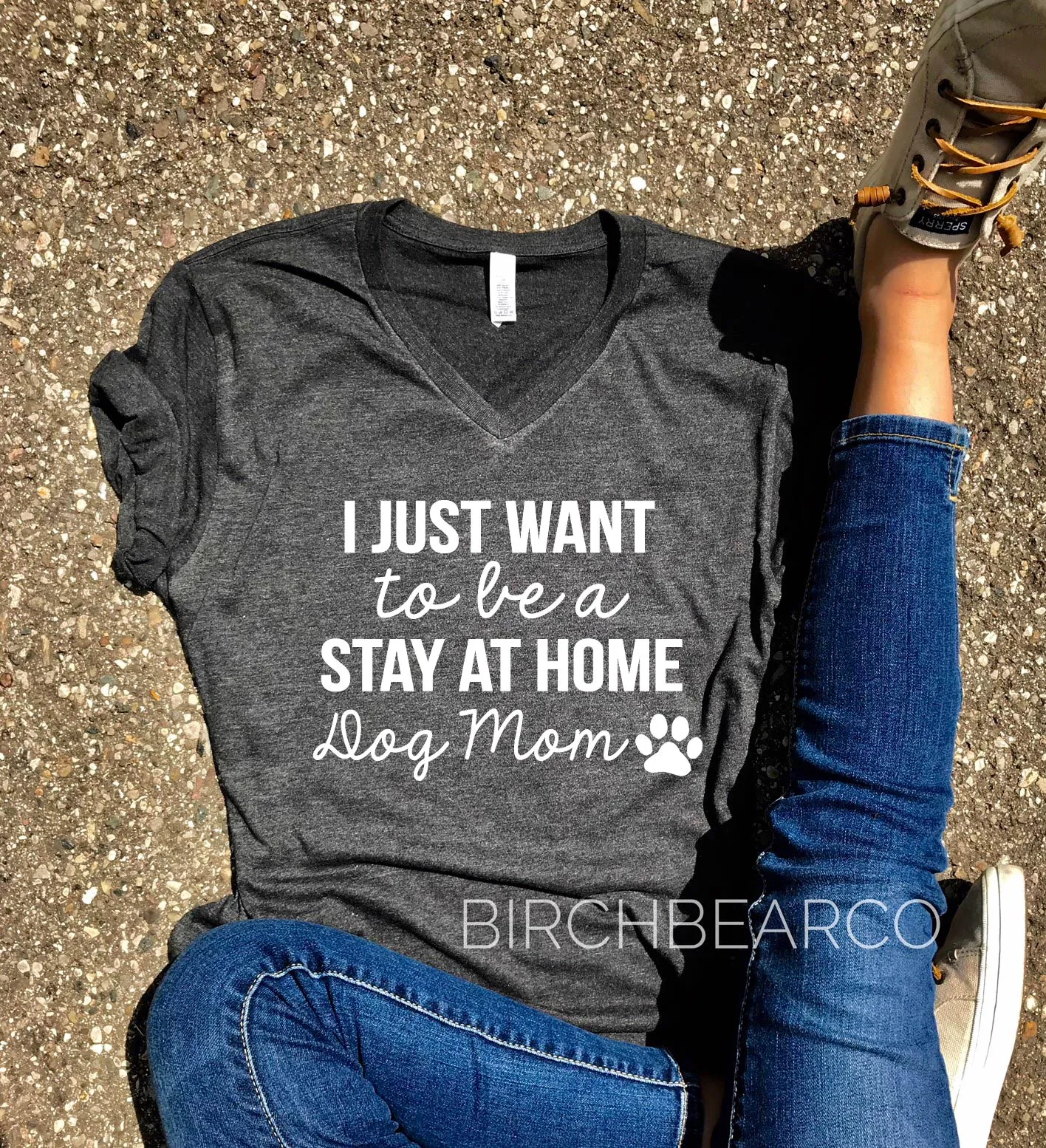 Stay At Home Dog Mom Shirt - Dog Mom Shirt - Fur mama Shirt - Dog Mom T Shirt - Funny Dog Shirt - Funny T Shirt