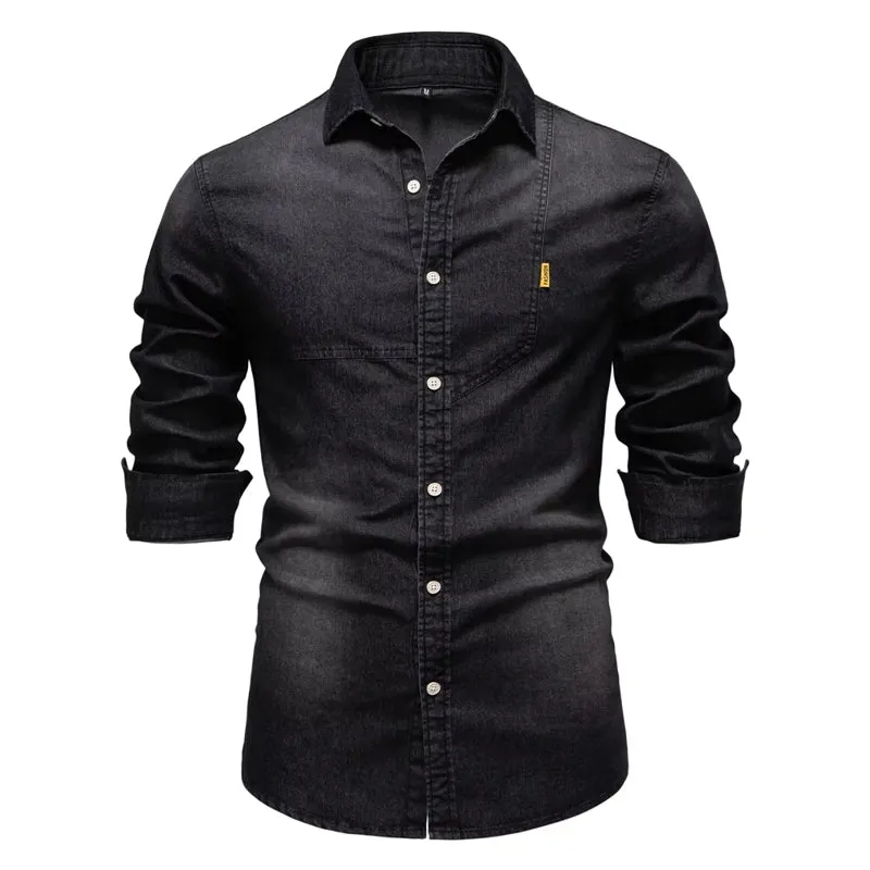 Stylish Comfortable Men Slim Fit Long Sleeve Shirt