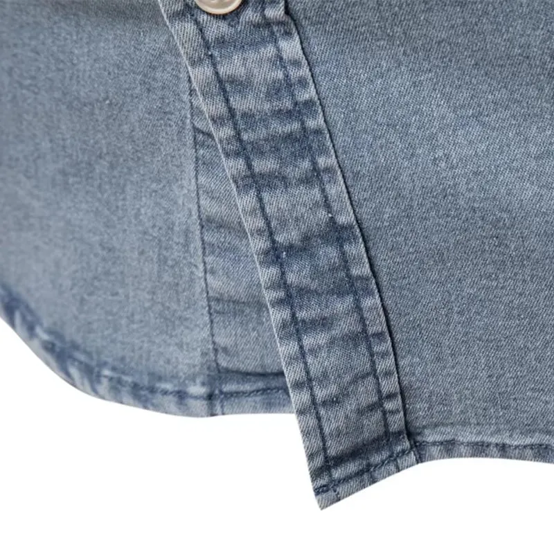 Stylish Comfortable Men Slim Fit Long Sleeve Shirt