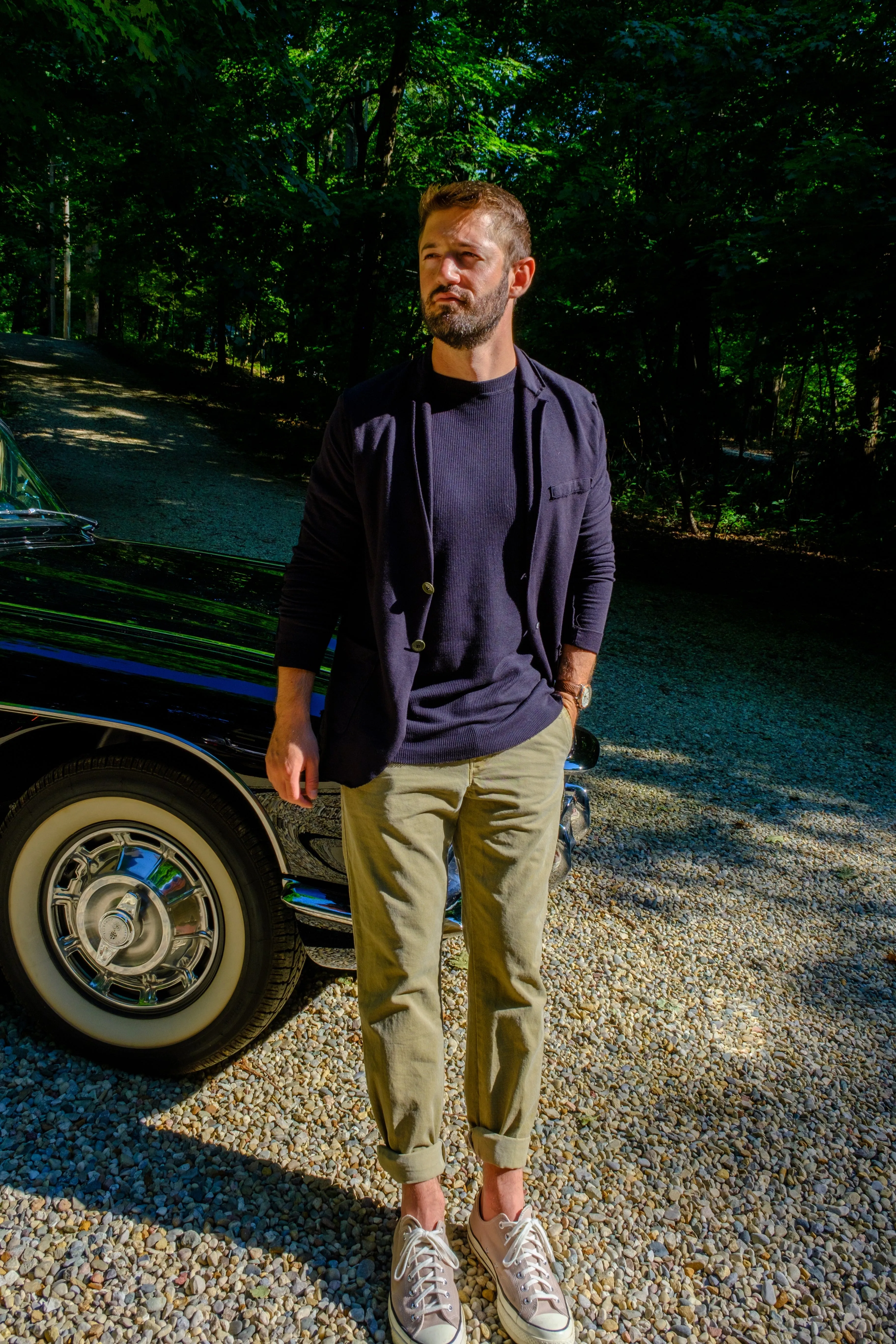 SWEATSHIRT BLAZER - BLACK
