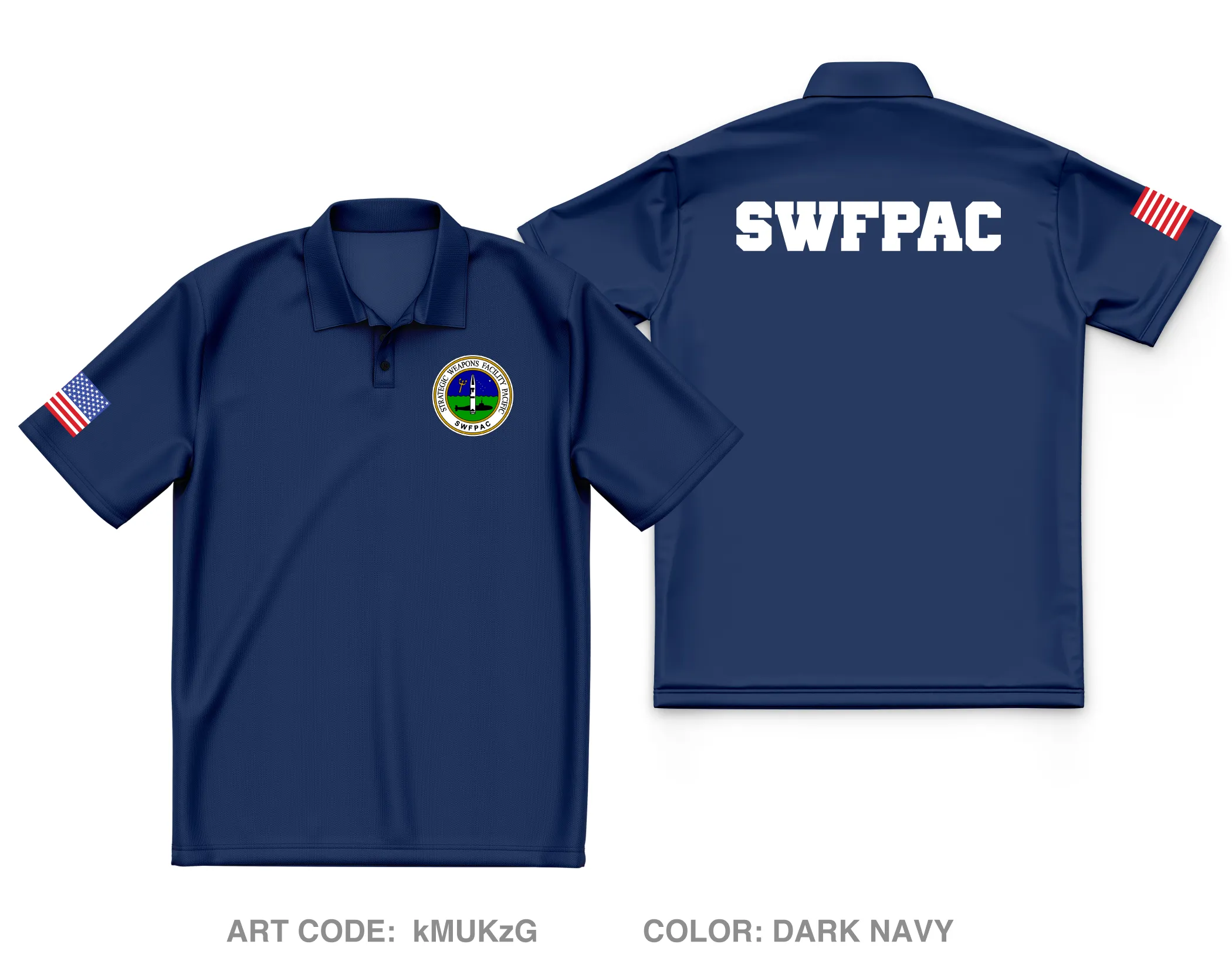 SWFPAC Core Men's SS Performance Polo - kMUKzG