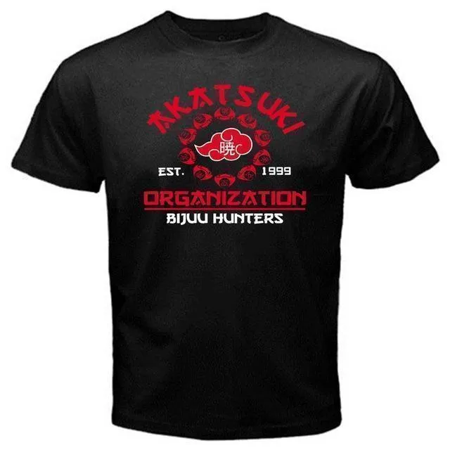 T Shirt Akatsuki Middle Aged Men's Akatsuki Naruto Anime Japan