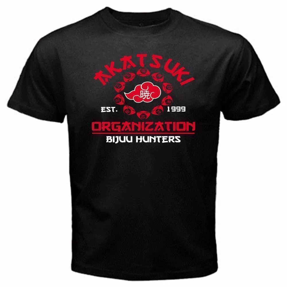T Shirt Akatsuki Middle Aged Men's Akatsuki Naruto Anime Japan