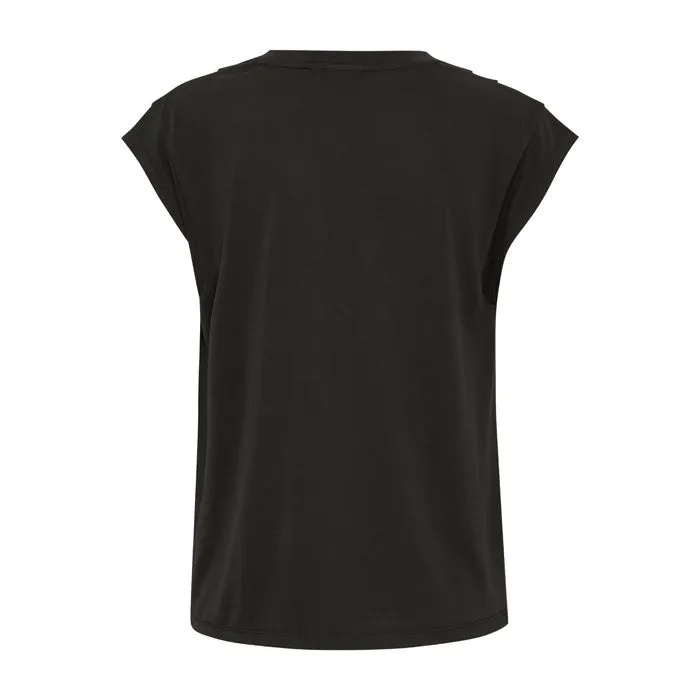T-Shirt «LISKEN» in black von ICHI