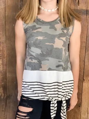 TAY CAMO & STRIPES COLOR BLOCK