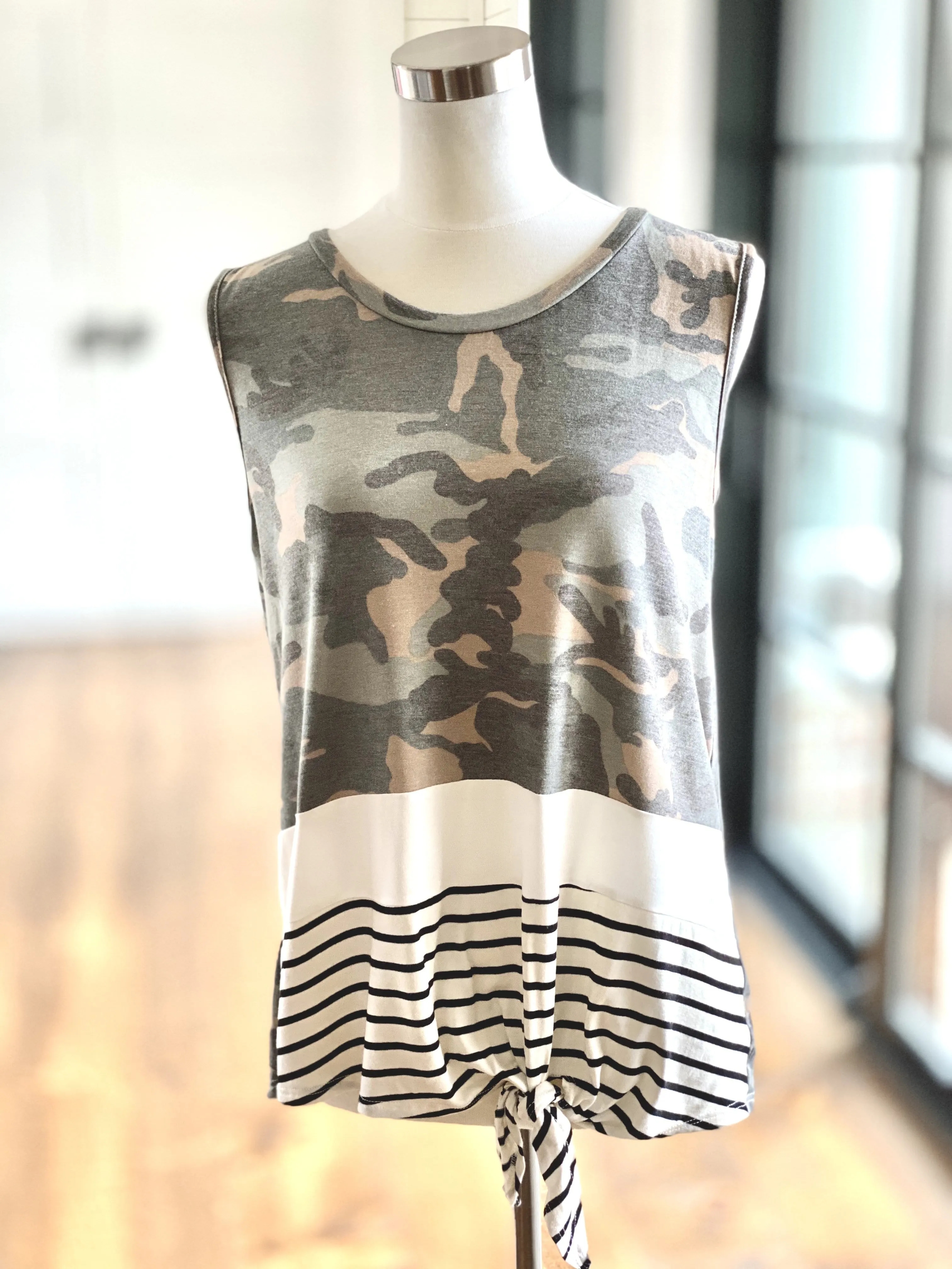 TAY CAMO & STRIPES COLOR BLOCK