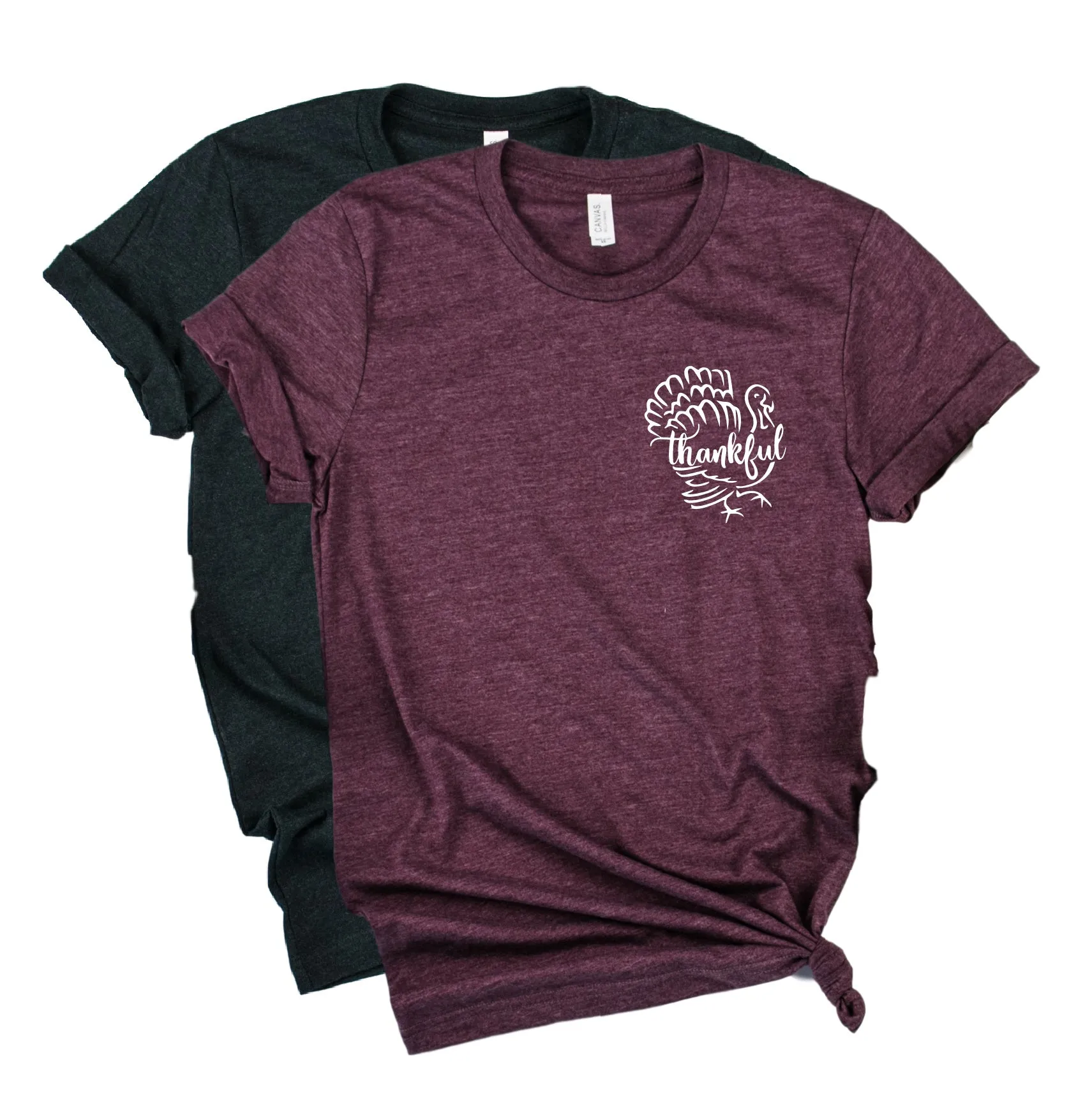 Thankful Turkey Shirt | Funny Thanksgiving Shirt | Unisex Shirt