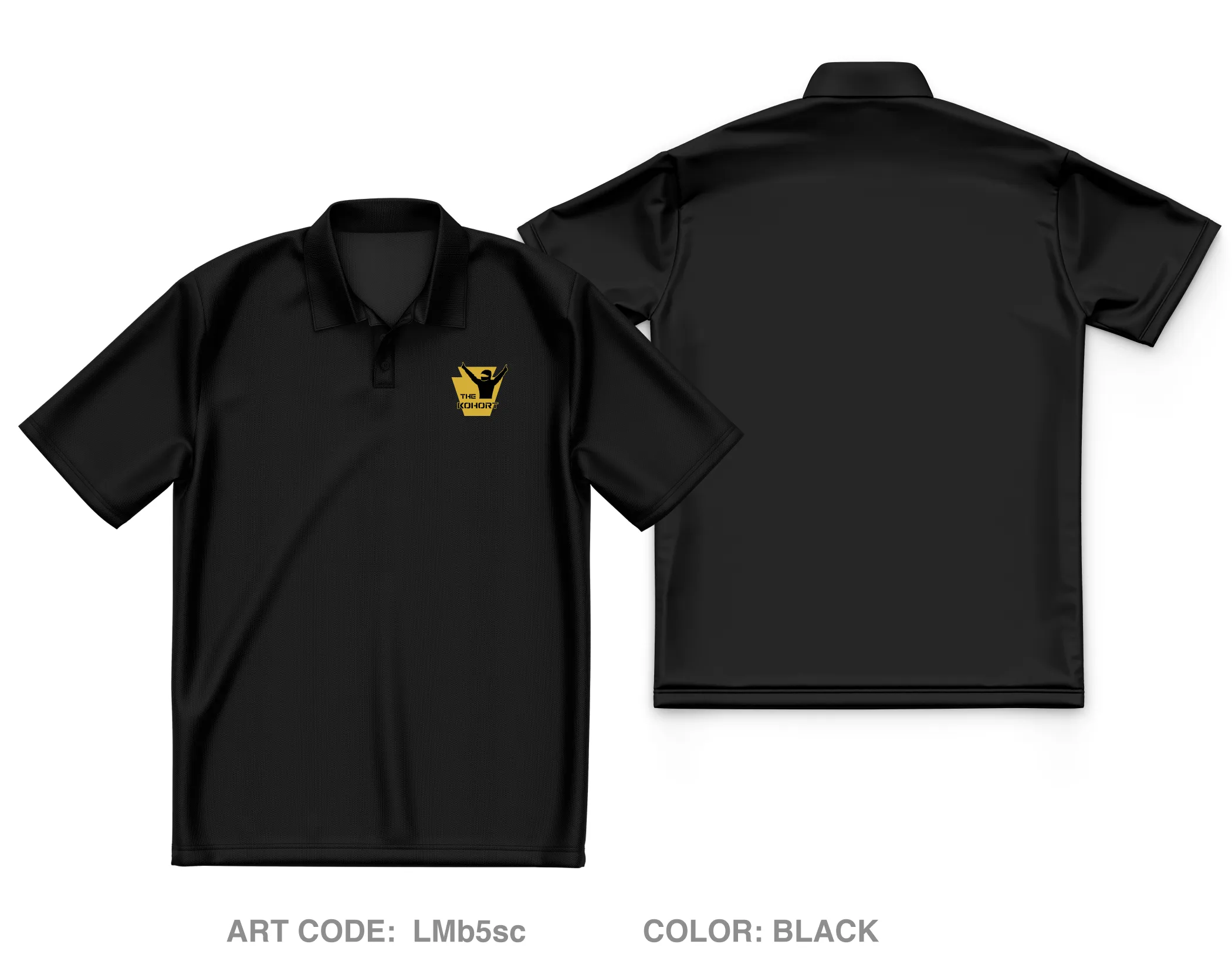The Kohort Core Men's SS Performance Polo - LMb5sc