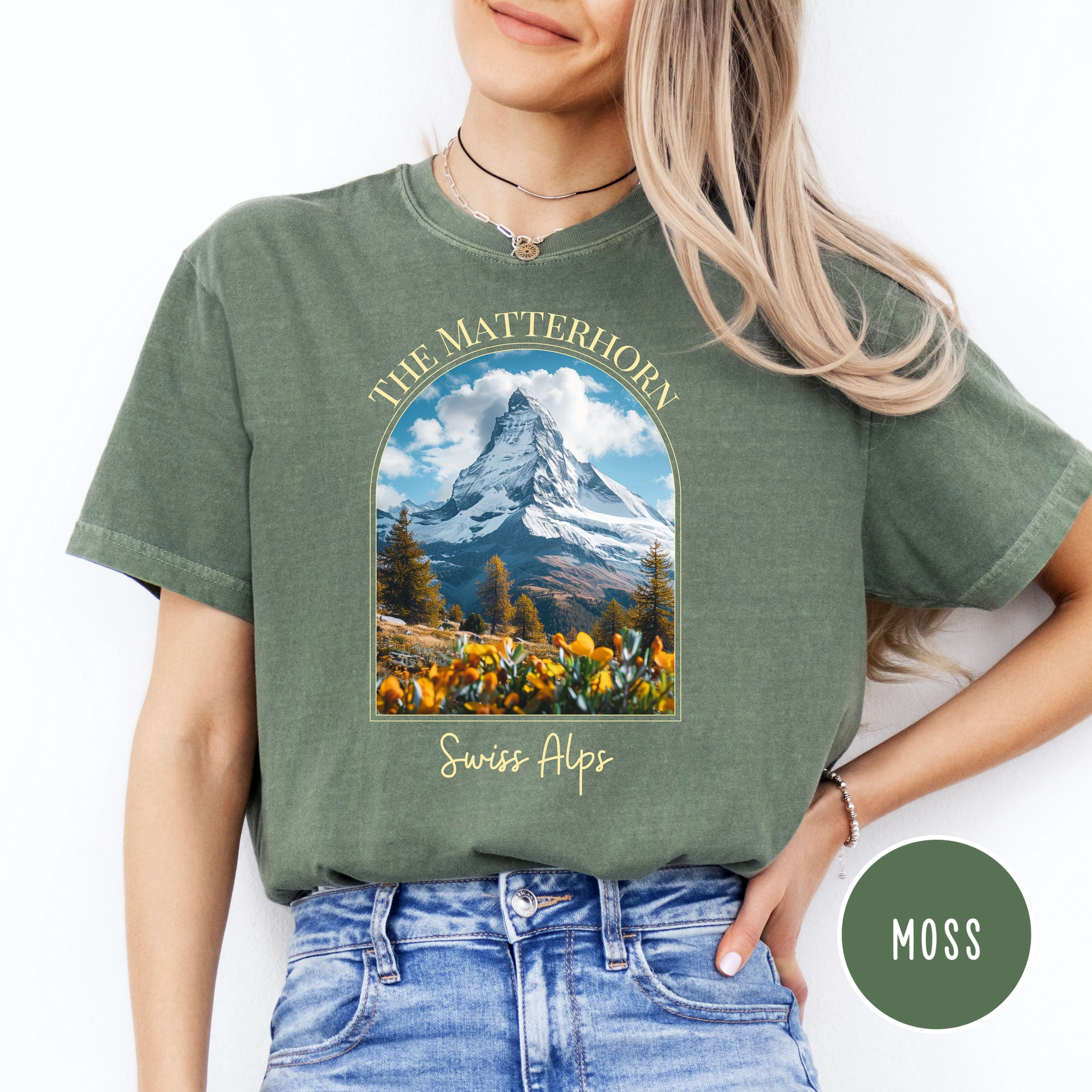 The Matterhorn Swiss Alps Comfort Colors® Tee