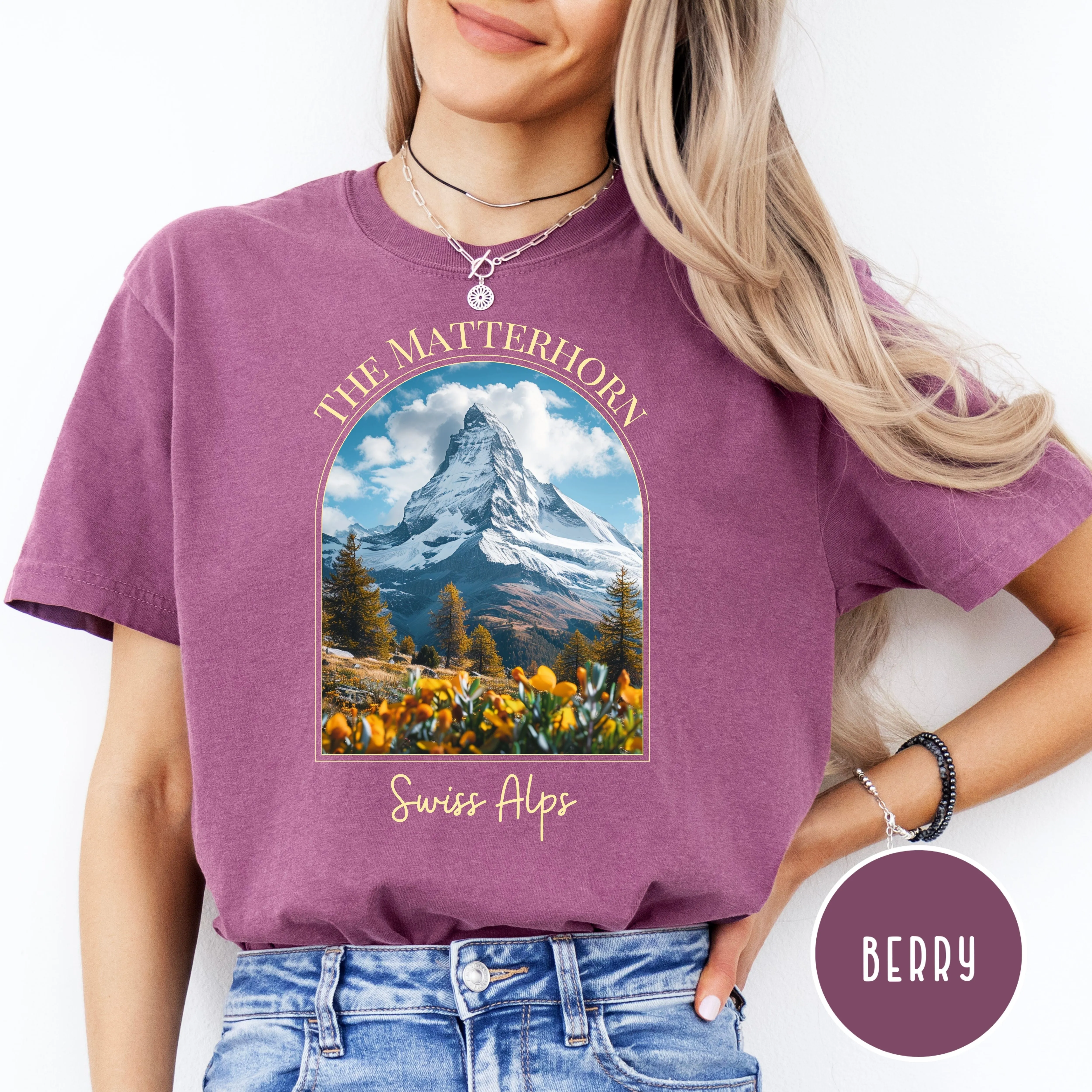 The Matterhorn Swiss Alps Comfort Colors® Tee