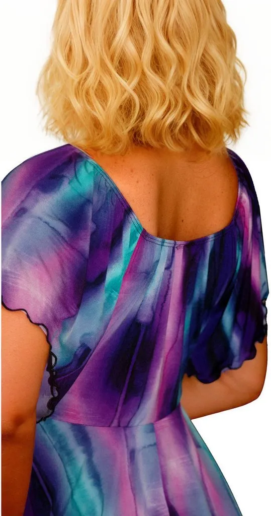 The Purple V-Neck Top
