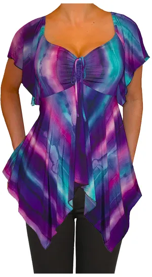 The Purple V-Neck Top