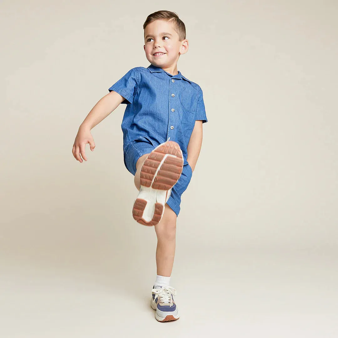 The Short Sleeve Chambray Shirt - BABY