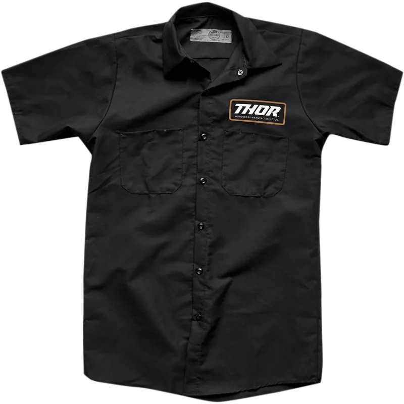 Thor Standard Work Shirt Mens - Black